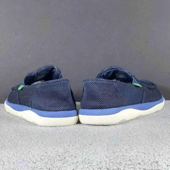 Sanuk Vagabond Tripper Men's Size 7 Mesh Slip On Loafers Navy Blue 1091409 - Picture 4 of 8